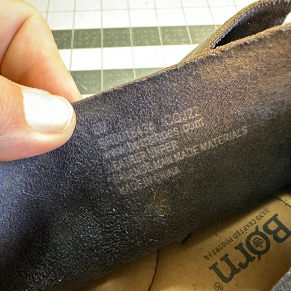 Born Iwa Sandal Womens Size 6 Dark Brown Leather Open Toe Flats Gladiator Shoe - Picture 3 of 7